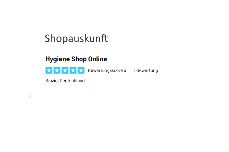 bewertungen Hygiene Shop Onlineauf Shopauskunft