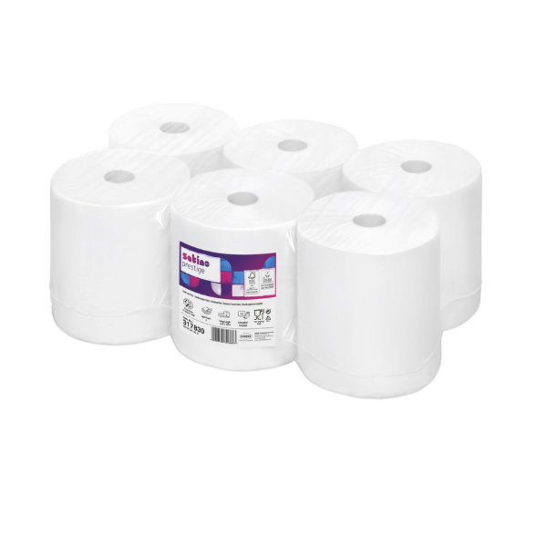 SATINO Prestige System Handtuchrolle XXL 2lg, 220 Meter 317830  | Karton = 6 Rollen  SATINO Prestige System Handtuchrolle XXL 2lg, 220 Meter 317830  | Karton = 6 Rollen