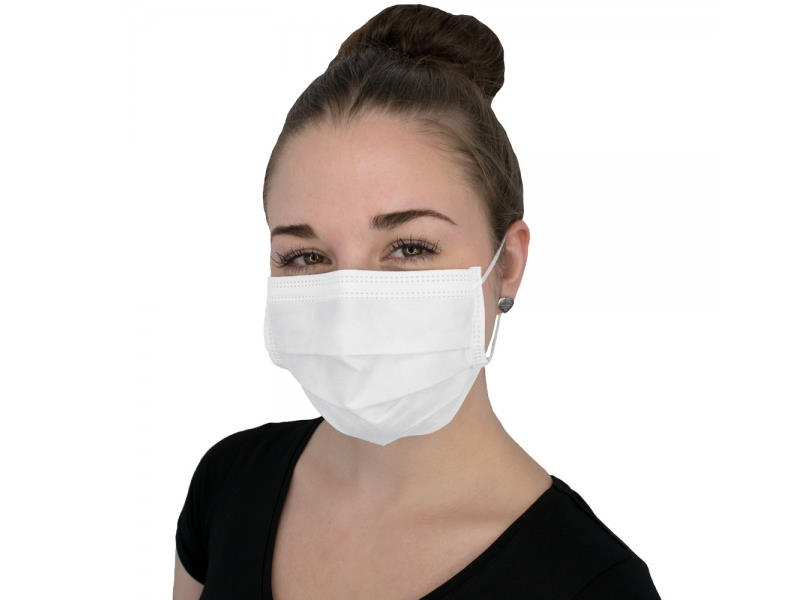 NITRAS  PROTECT, medizinische Gesichtsmaske weiß EN 14683 Typ IIR | VE= 10 X 50 Stück