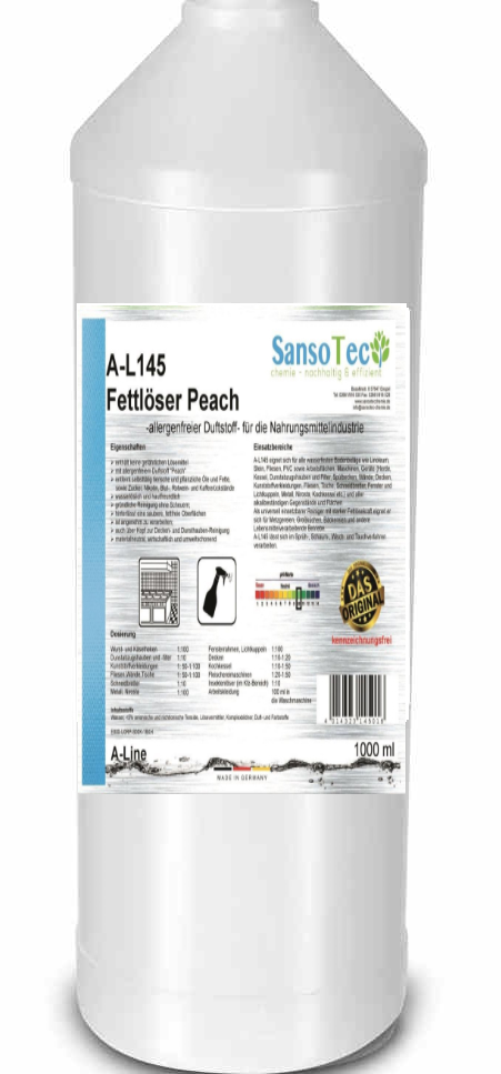 A-L145  Fettlöser & Allzweckreiniger | Karton = 15 x 1 Liter Flasche 
