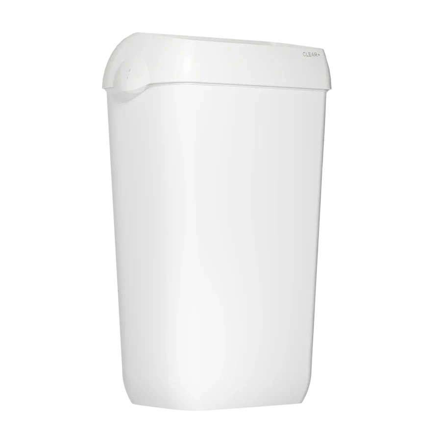 1701671  CWS Clear+ Abfallbehlter 43l wei  1701671  CWS Clear+ Abfallbehlter 43l wei