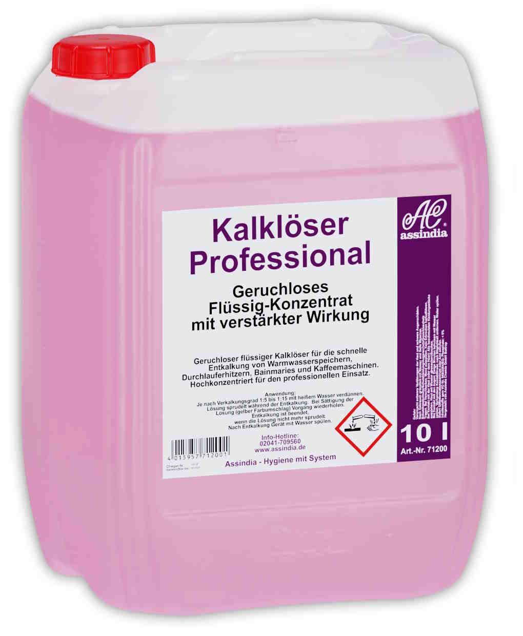 Kalklöser Professional hochkonzentriert für den professionellen Einsatz 10 Liter 