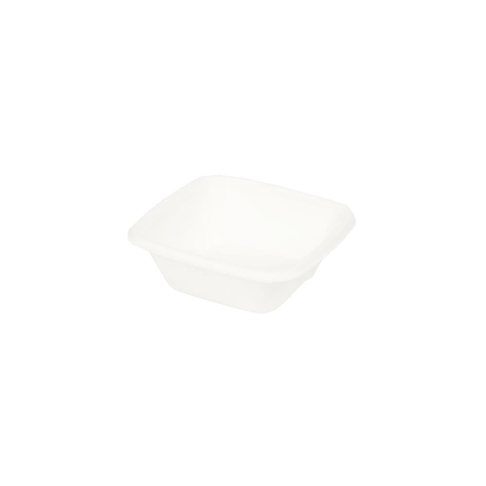 Zuckerrohr-Portionsbecher 70 ml, 80 x 80 x 27 mm, quadratisch | VE 1200 Stück