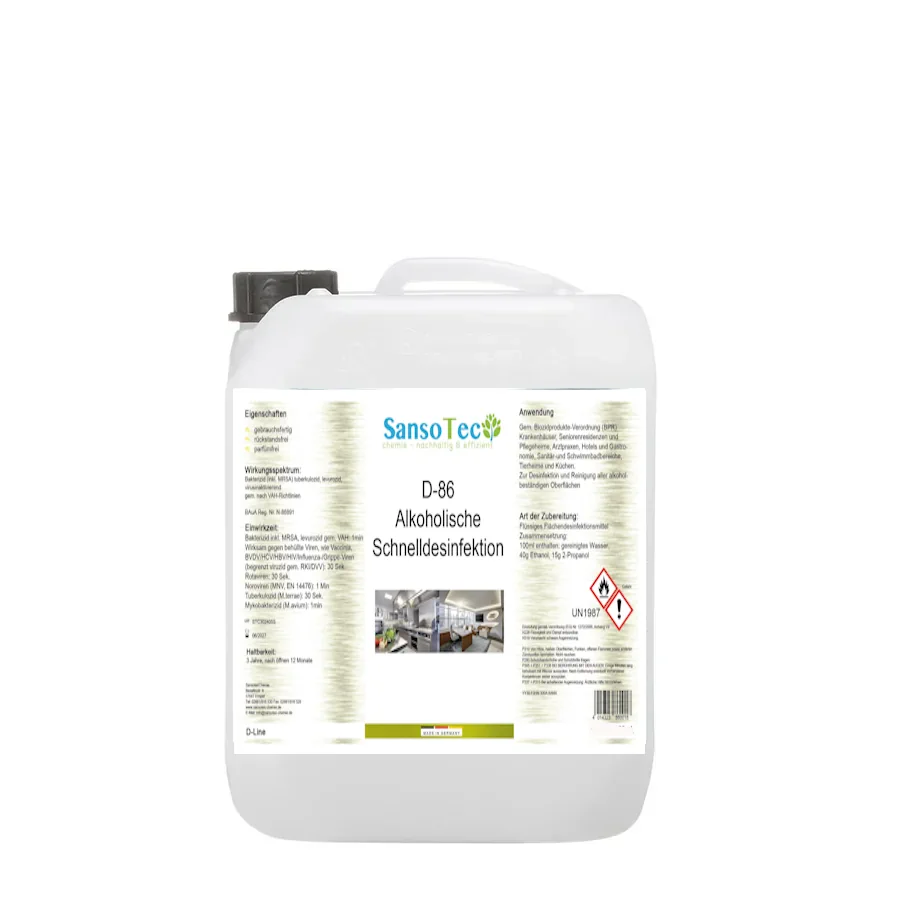 Schnelldesinfektion für Flächen SansoTec D-86