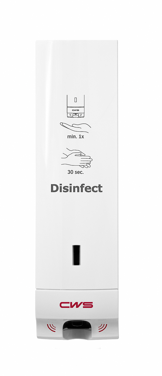 CWS Desinfektionsgelspender ParadiseLine Disinfect Non-Touch |Farbe: weiß 
