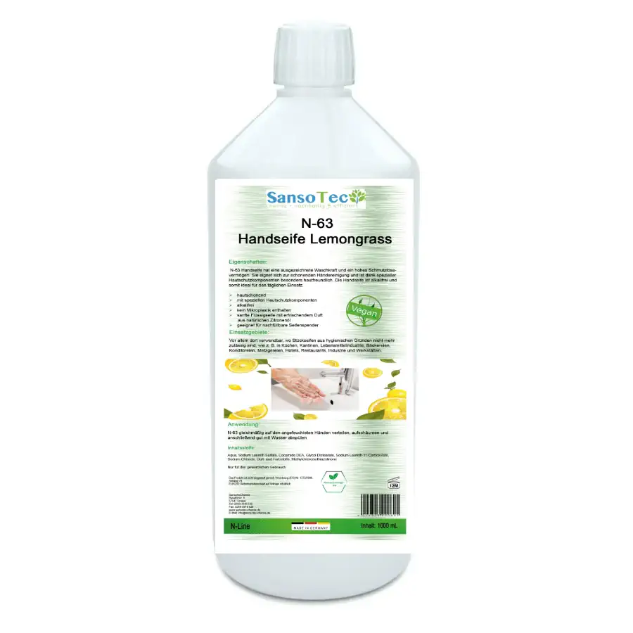 N-63 Handseife Lemongrass  für Eurospender