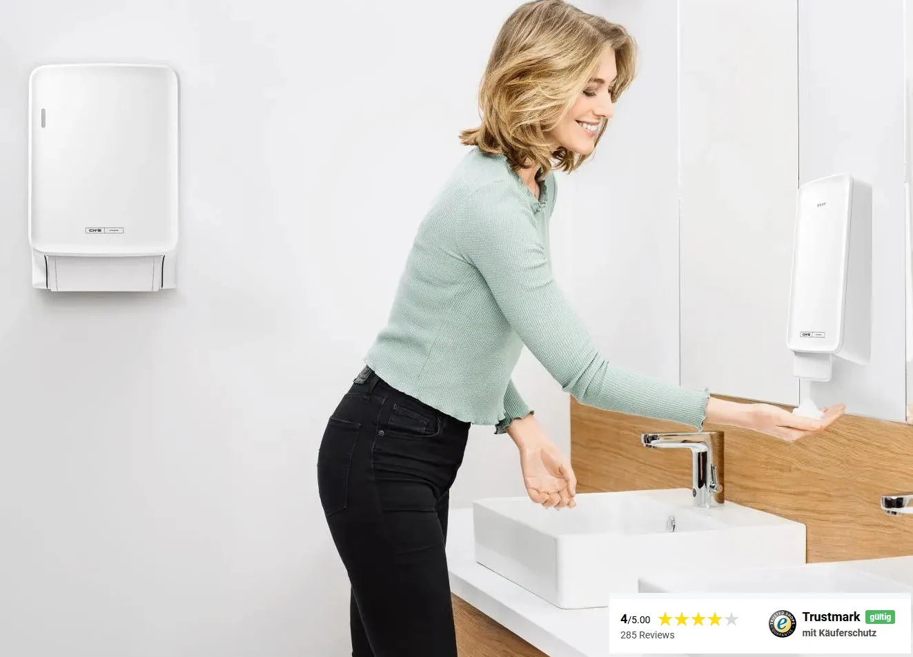 Falthandtuchspender und Rollenhandtuchspender mit Kaeuferschutz bestellen Falthandtuchspender und Rollenhandtuchspender mit Kaeuferschutz bestellen