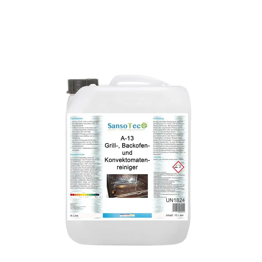 A-13 Spezialreiniger – Hochleistungsreiniger für Backöfen und Konvektomaten