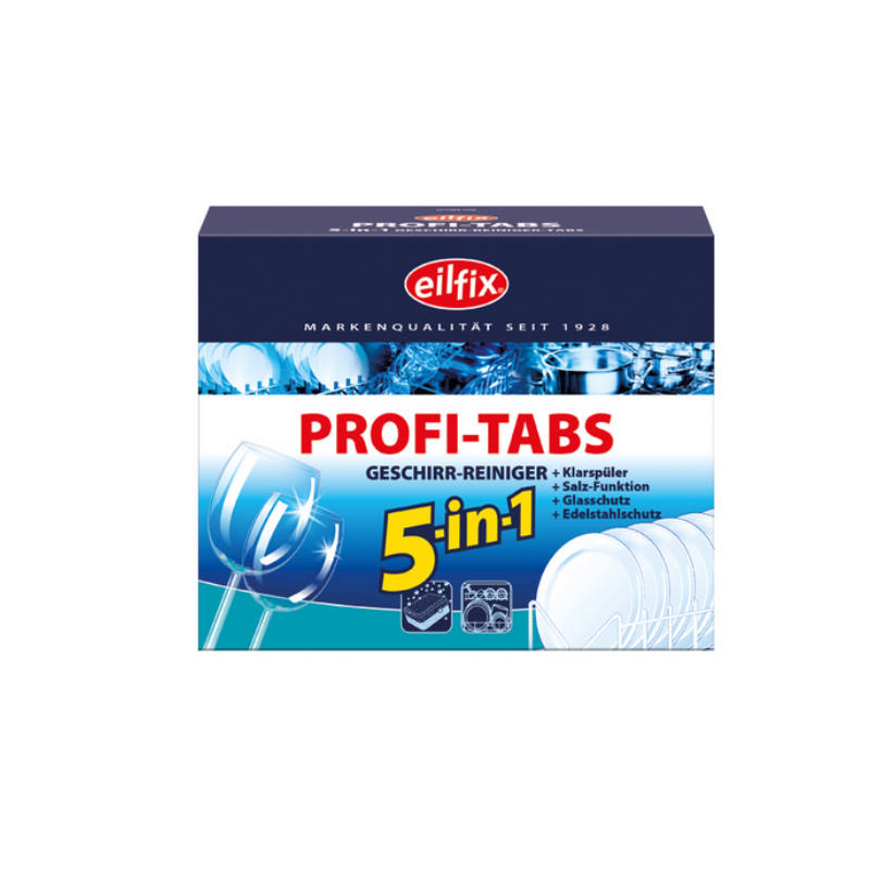 eilfix Spülmaschinentabs 5 in 1  Inhalt 50 Tabs | VE = 5 Packungen