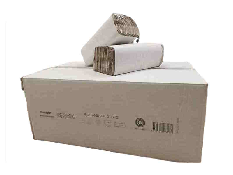 Handtuchpapier Profiline 1-lagig natur  24,5 x 33 cm | Karton =  24 x 175  = 4.200 Blatt