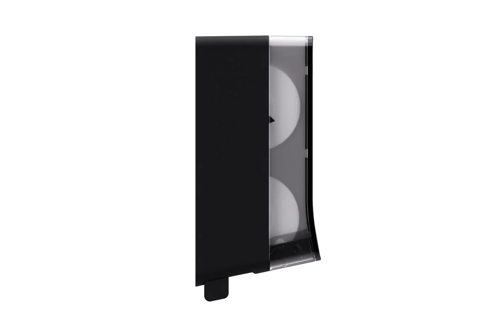 333423 Satino HYGINITY Design System Doppelrollen-Toilettenpapier Spender schwarz