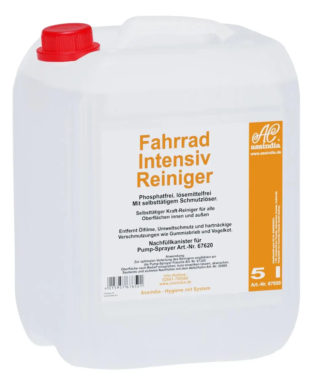 Fahrrad Intensiv Reiniger 5 Liter Kanister Fahrrad Intensiv Reiniger 5 Liter Kanister