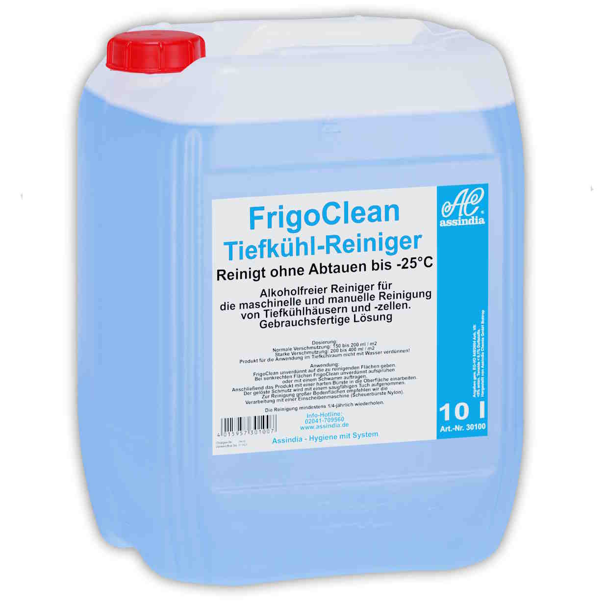 Tiefkühlreiniger Frigoclean für Kühlhäuser | 10 Liter Kanister
