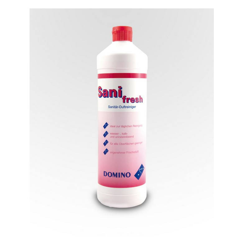 DOMINO-Sanifresh Sanitärreiniger | Karton = 6 x 1 Liter Flasche