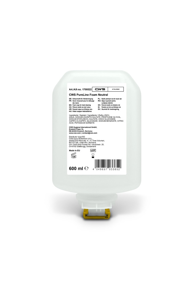 CWS  PureLine Foam Neutral| VE = 8 x 600 ml  