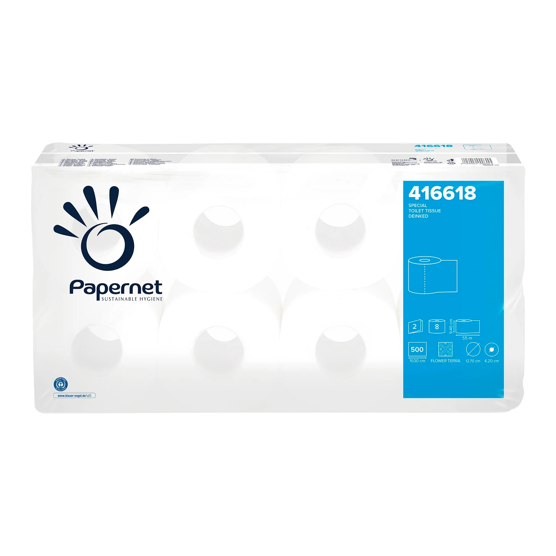 Papernet  Special White Topa 500 Blatt , 2 lg.| VE = 48 Rollen 