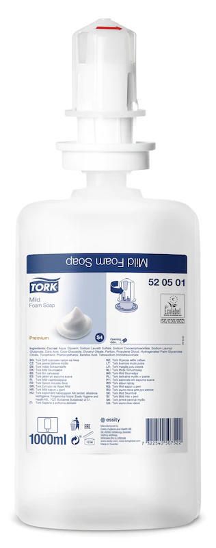 TORK Premium Schaumseife 1 Liter S4 | VE=  6 x 1000 ml  TORK Premium Schaumseife 1 Liter S4 | VE=  6 x 1000 ml