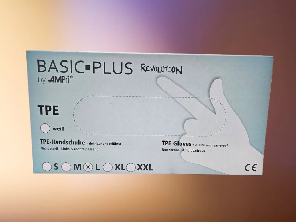 TPE Handschuhe Ampri Basic Revolution wei L