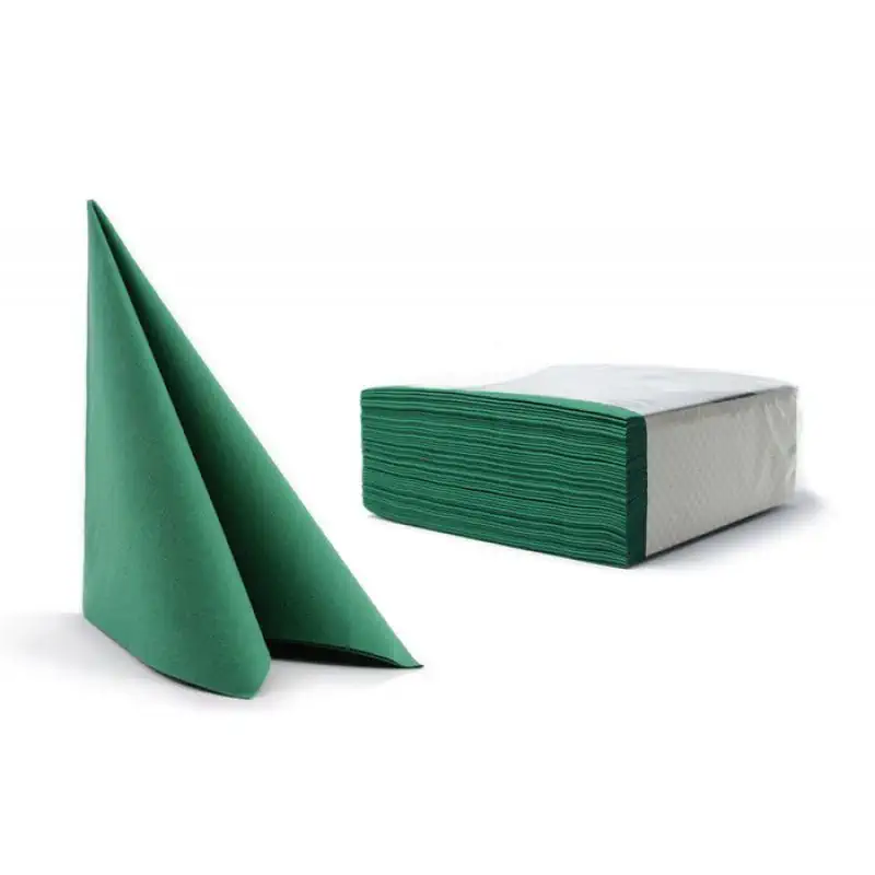 1600 Stück Zelltuch Servietten 40 x 40 cm, 1/4-Faltung, 3-lagig | 1 Karton = 8 x 200 Stück