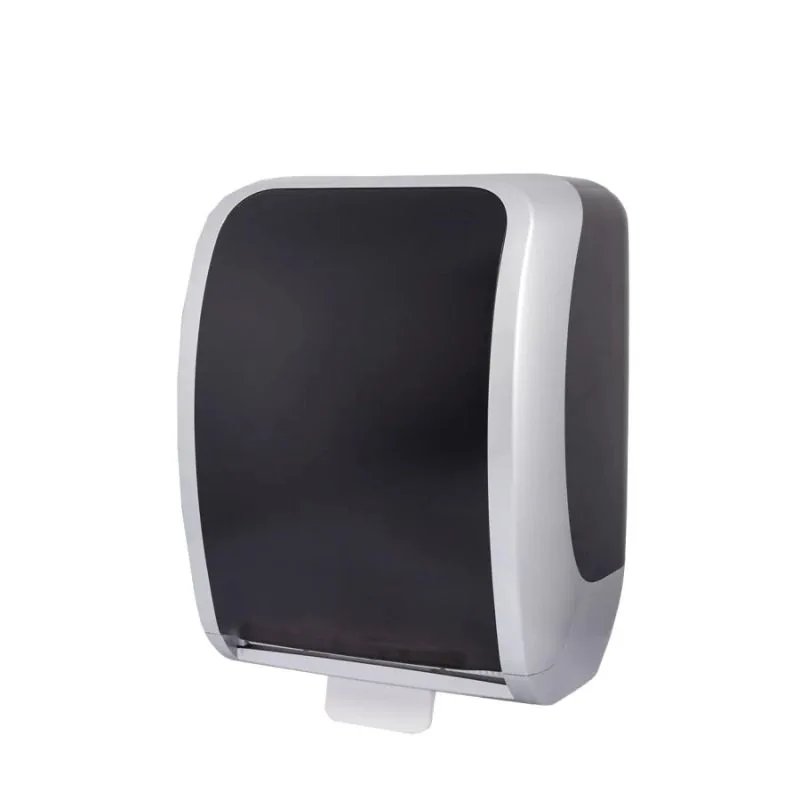 COSMOS Handtuchrollenspender Autocut - Farbe silber schwarz