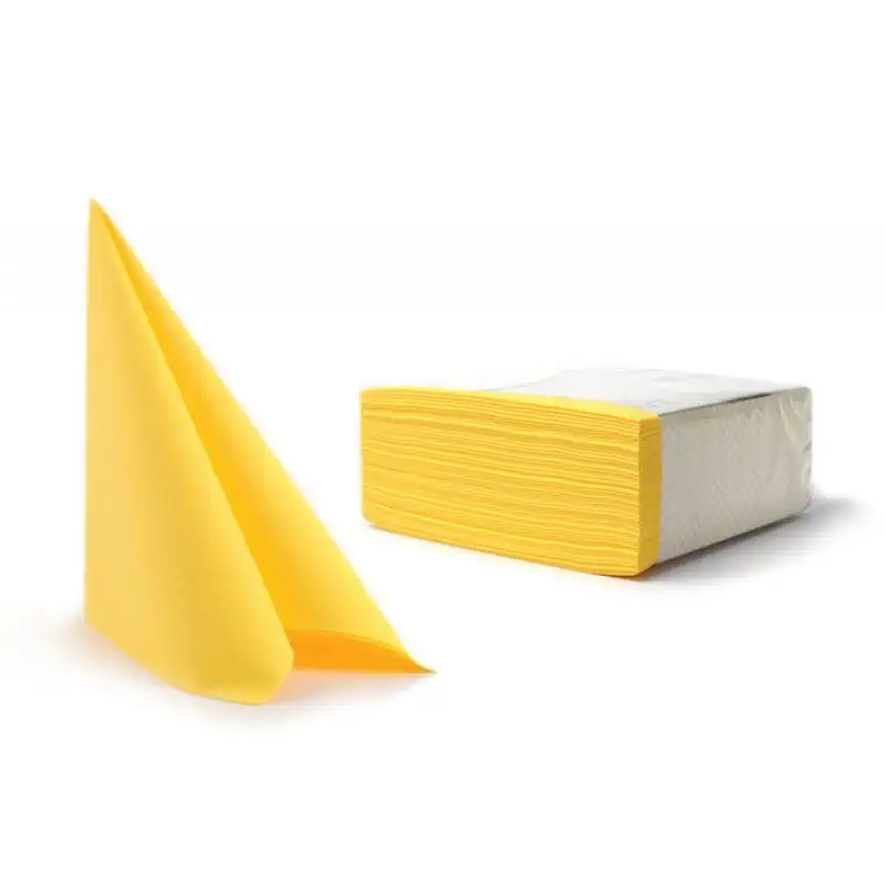 1600 Stück Zelltuch Servietten 40 x 40 cm, 1/4-Faltung, 3-lagig | 1 Karton = 8 x 200 Stück