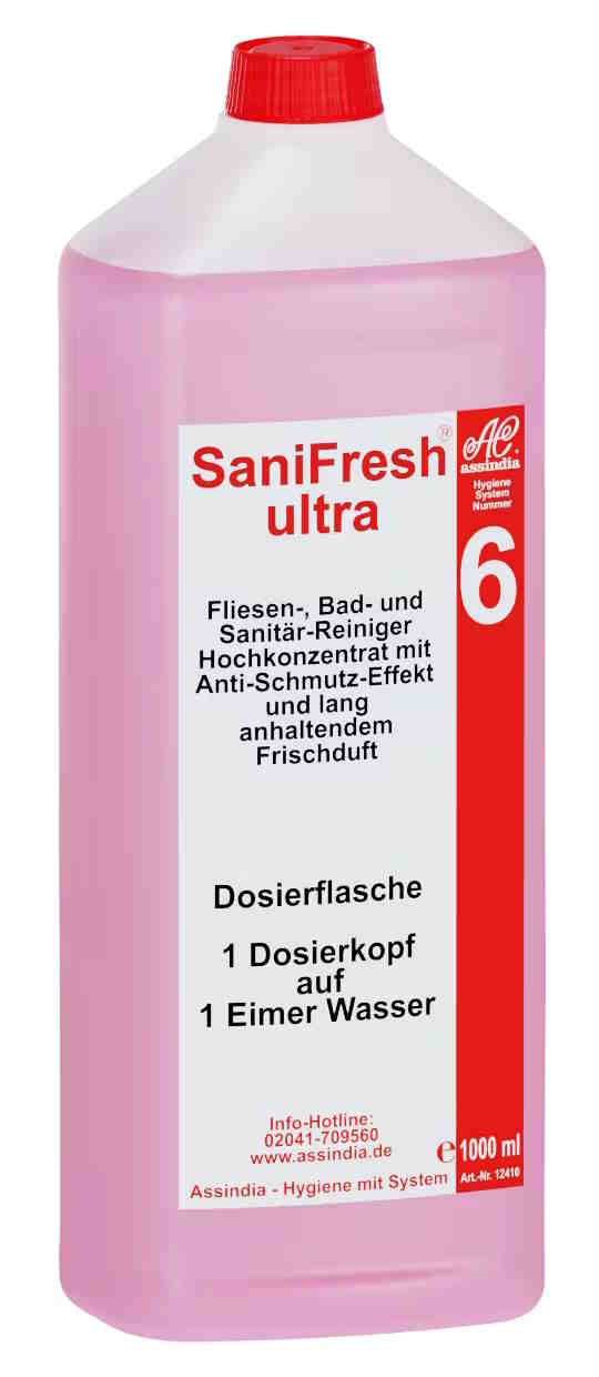 SaniFresh Fliesenreiniger ohne Dosierkopf | VE 6 x 1000 ml 