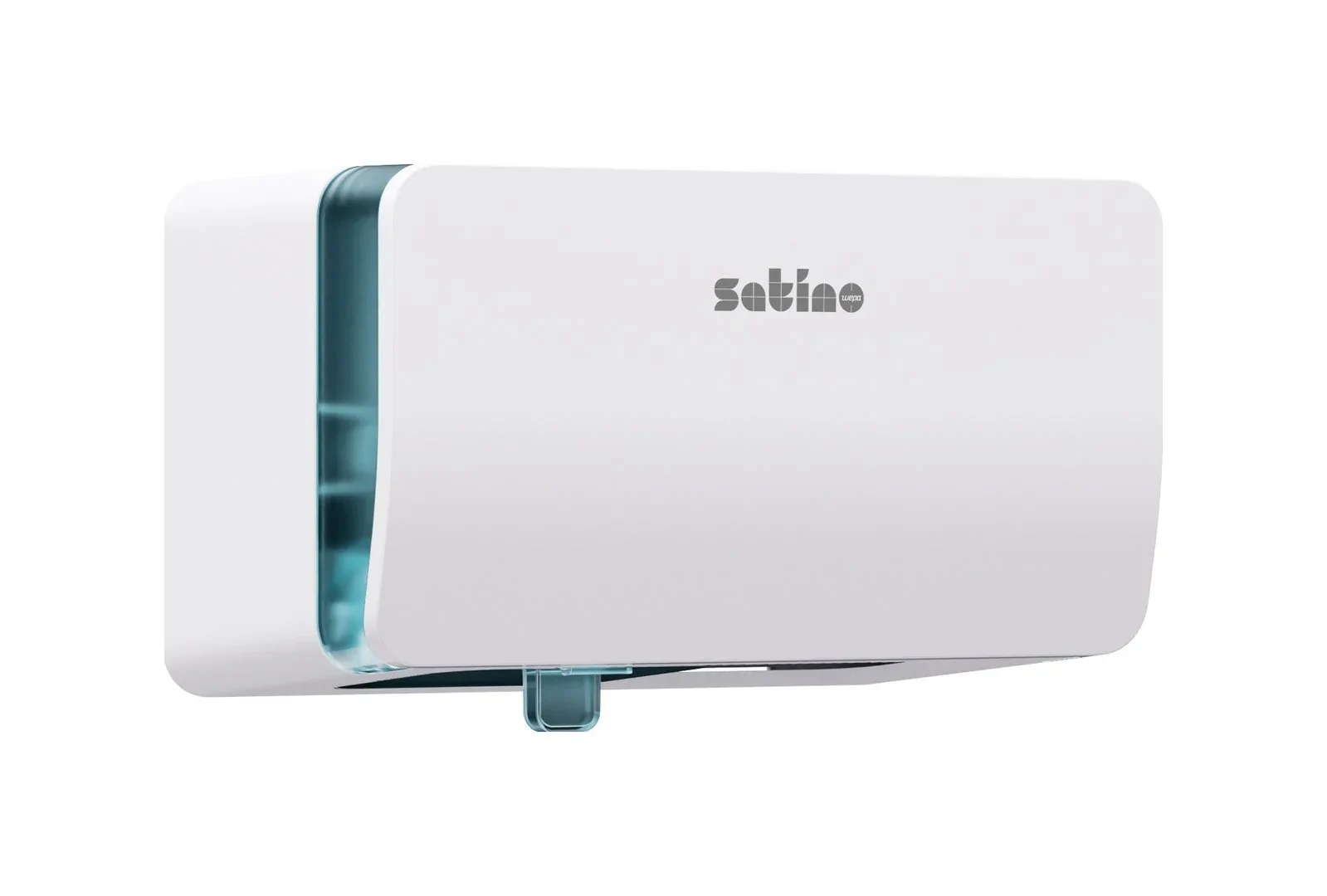 333426 Satino HYGINITY Design doppelrollen-Toilettenpapierspender wei
