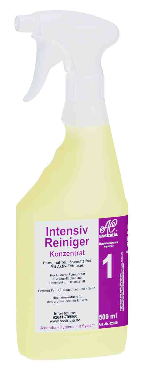 Intensiv-Reiniger Konzentrat | VE 6 x 500 ml  Pump-Sprayer-Flasche