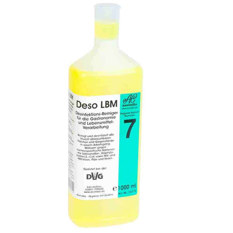 Assindia Deso LBM II Desinfektionsreiniger | VE= 6 x 1 Liter Flasche