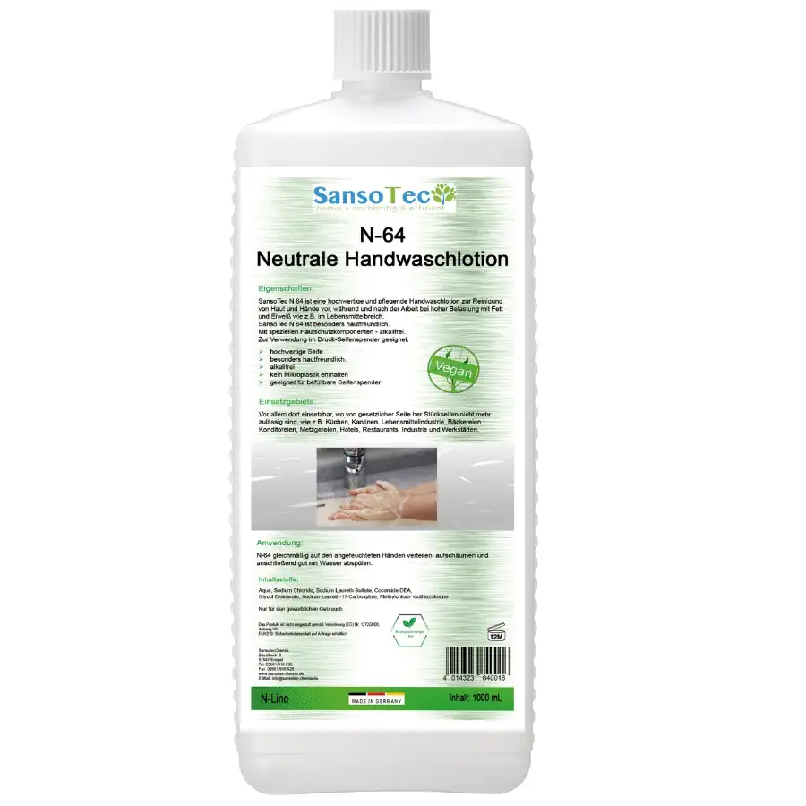 N-64 Neutrale Handwaschlotion für Eurospender