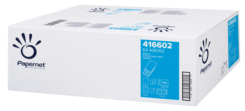 Papernet W-Falz Falthandtücher 20,3 x 32 cm| Karton = 3.000 Blatt Papernet W-Falz Falthandtücher 20,3 x 32 cm| Karton = 3.000 Blatt