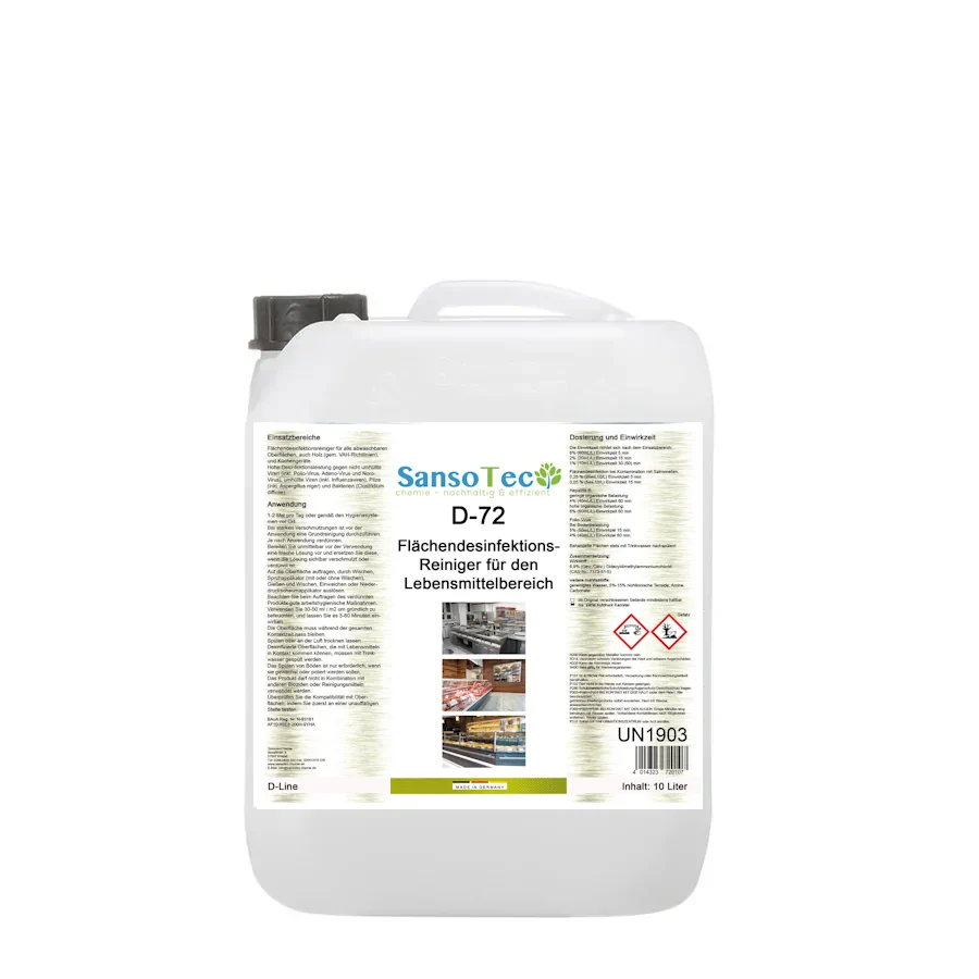 Flächendesinfektionsmittel D-72 Konzentrat