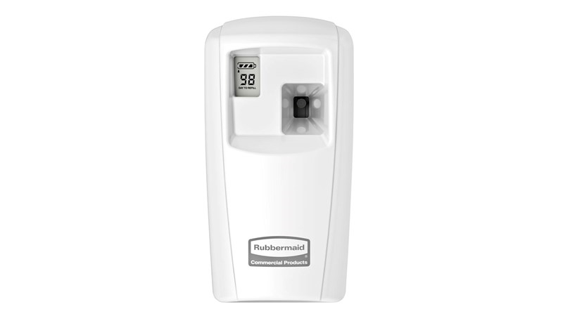 3000 Sprays Rubbermaid Commercial Microburst 3000 LCD – Elektrischer Lufterfrischer Spender, 3000 Sprühstöße, Programmierbar, Weiß 3000 Sprays Rubbermaid Commercial Microburst 3000 LCD – Elektrischer Lufterfrischer Spender, 3000 Sprühstöße, Programmierbar, Weiß