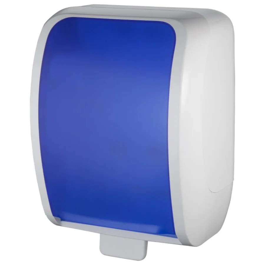 COSMOS Handtuchrollenspender Autocut - Farbe: weiß/blau