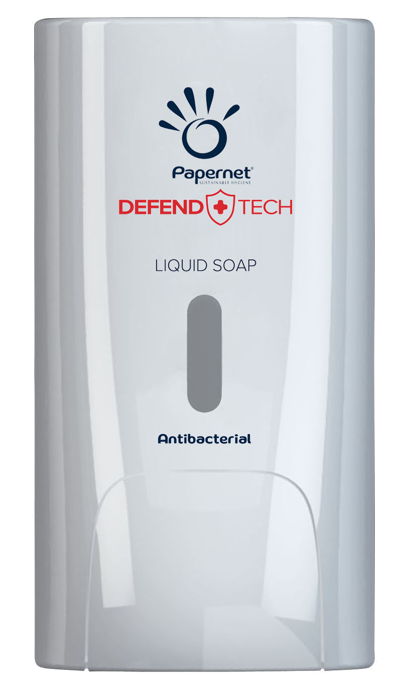 Papernet Seifenspender für Flüssigseife weiß  Papernet Seifenspender für Flüssigseife weiß