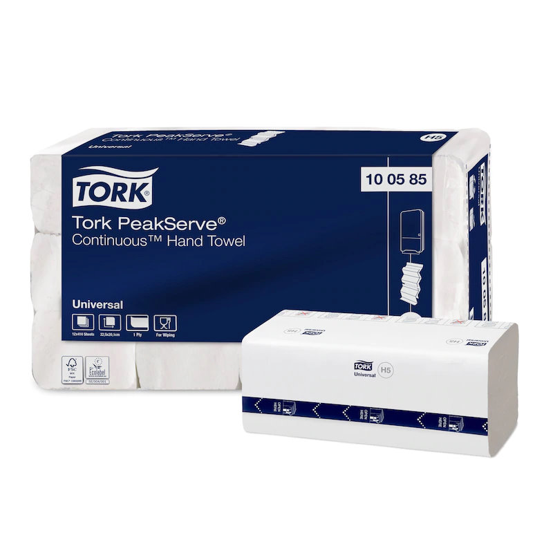 TORK PeakServe, Endlos-Handtuch | Beutel 12 x 410 TORK PeakServe, Endlos-Handtuch | Beutel 12 x 410