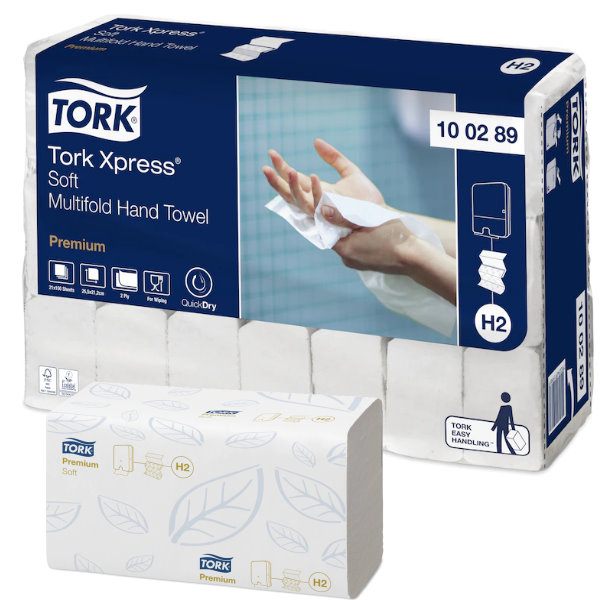 Tork Xpress® Premium weiche Multifold-Handtücher  | Karton = 2.310 Tücher