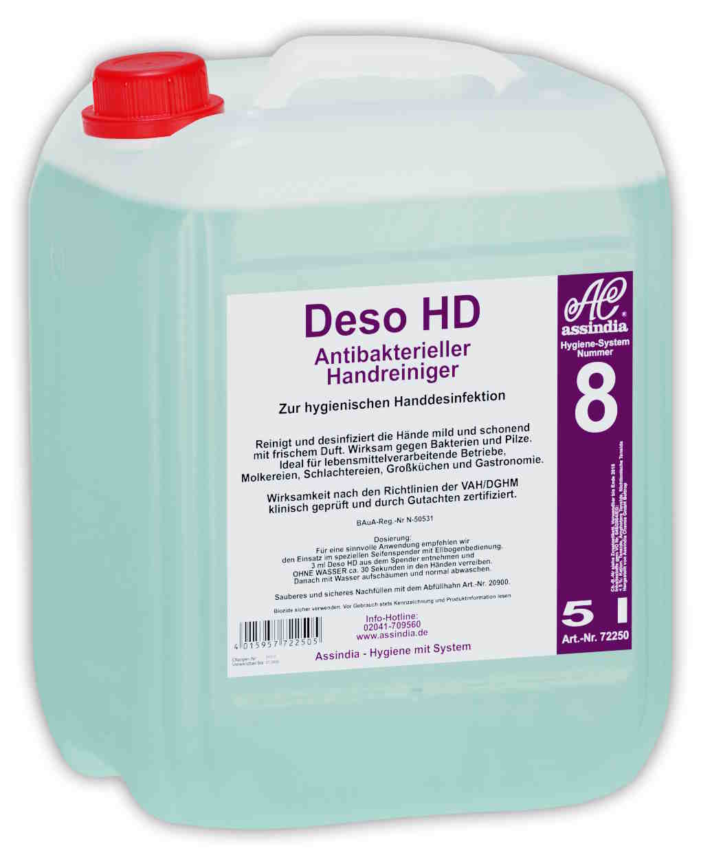 Deso HD  desinfizierender Handreiniger | 5 Liter Kanister
