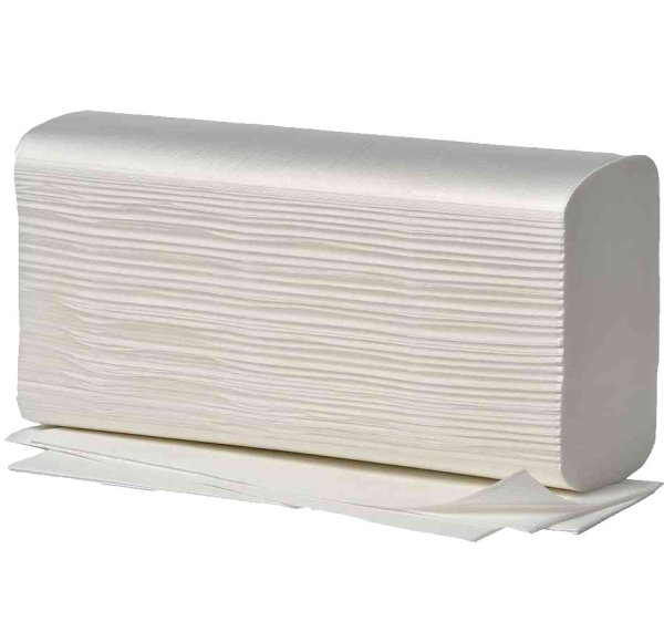Fripa Papierhandtücher hochweiß, 2-lg W Falz | Karton = 2.500 Tücher