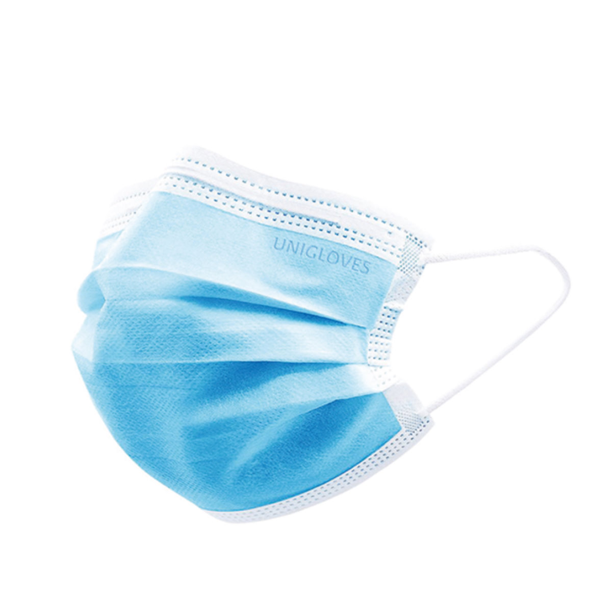 Unigloves Profil Plus small Einweg-Mundschutz blau  | VE= 10 X 50 Stück  Unigloves Profil Plus small Einweg-Mundschutz blau  | VE= 10 X 50 Stück