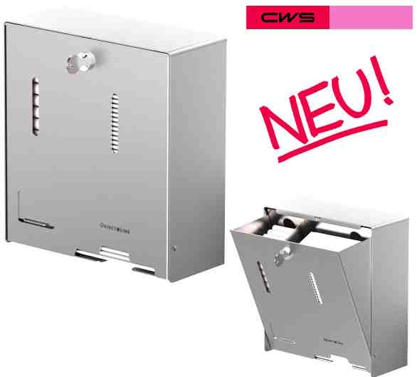 CWS Edelstahl - Tampon- und Bindenspender